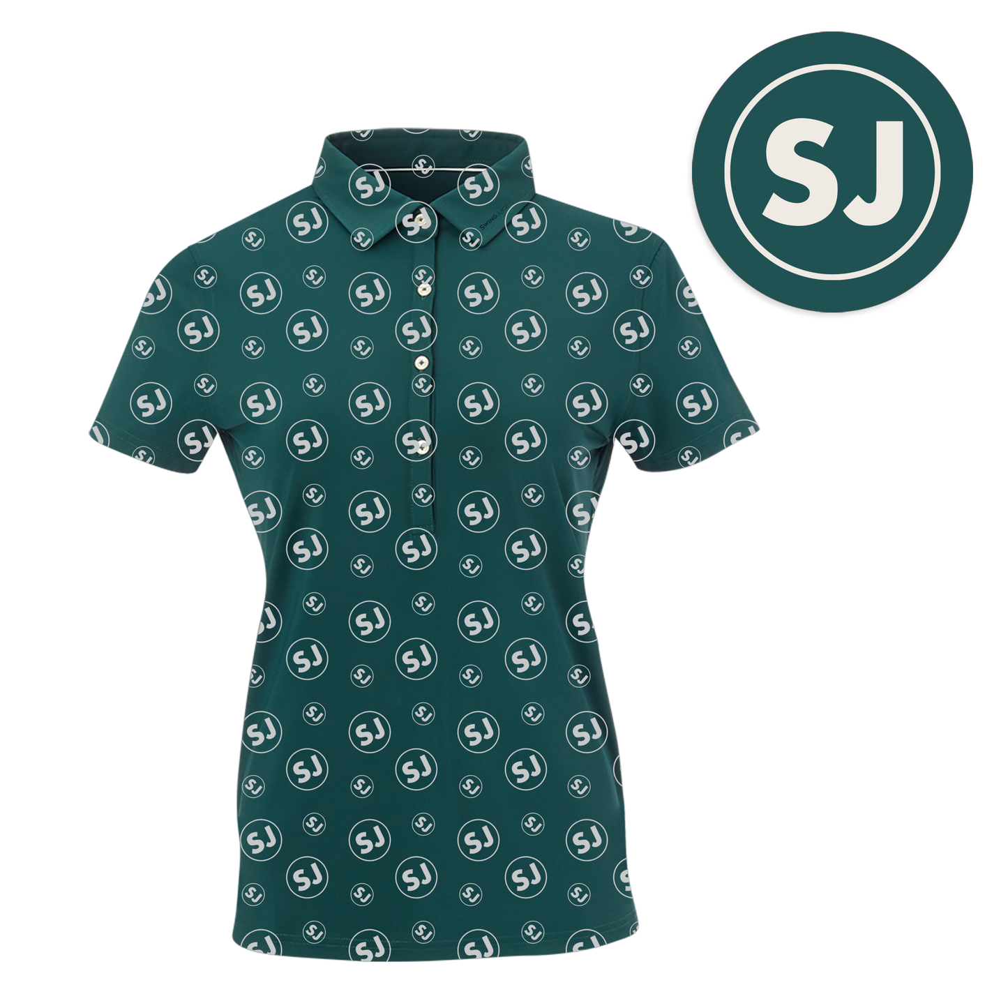 SwingJuice Golf SJ Women's Performance Polo-Pine