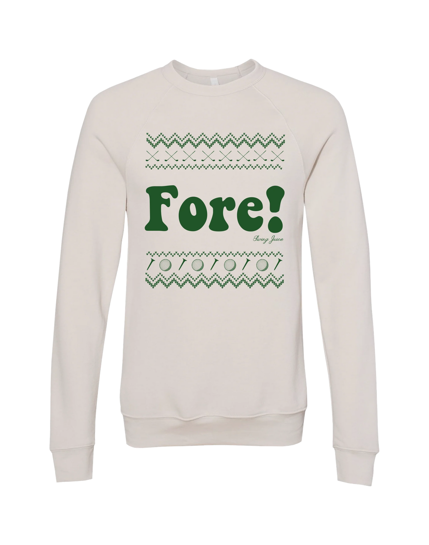 Golf Fore! Unisex Ugly Sweatshirt