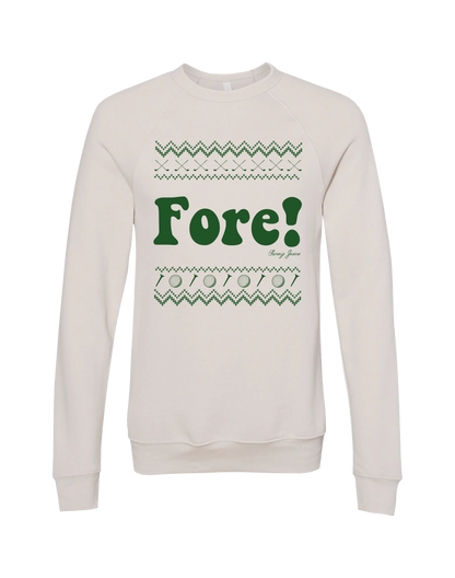 Golf Fore! Unisex Ugly Sweatshirt