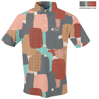 Golf Abstract Camo Men's Polo