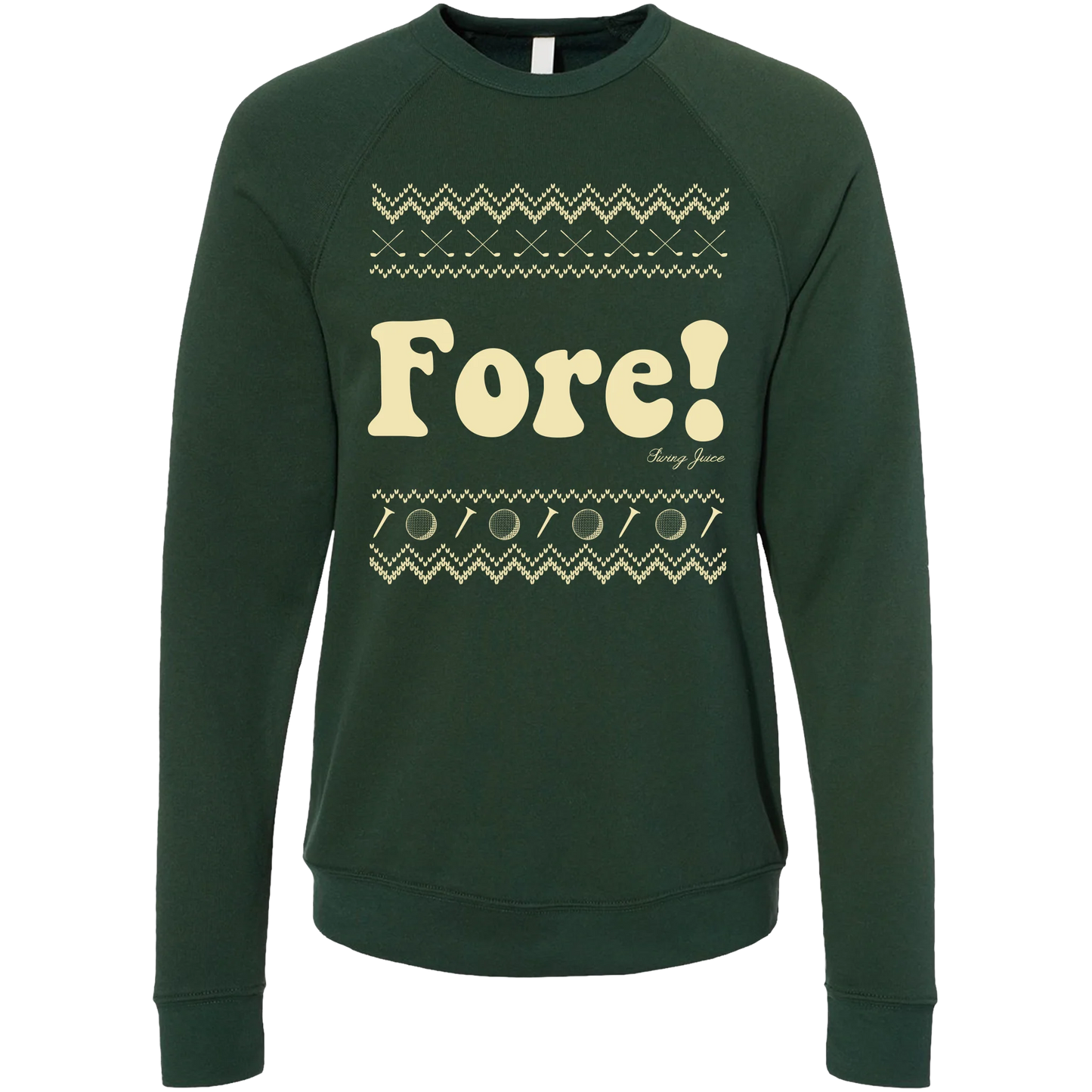 Golf Fore! Unisex Ugly Sweatshirt