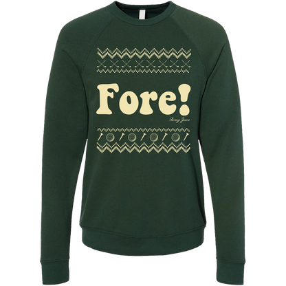 Golf Fore! Unisex Ugly Sweatshirt