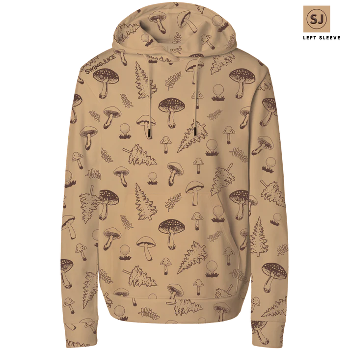 Golf Mushrooms Men's Performance Hoodie