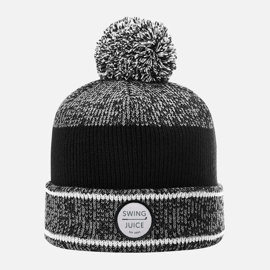 SwingJuice Golf Retro Logo Pom Pom Beanie