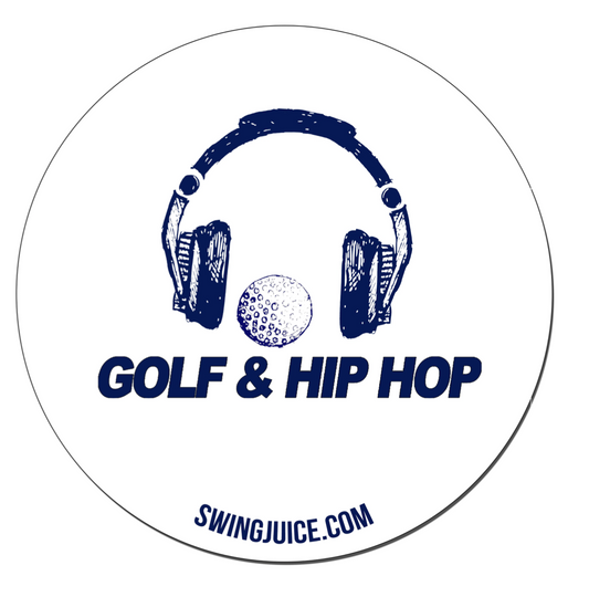 SwingJuice Golf & Hip Hop Sticker-White