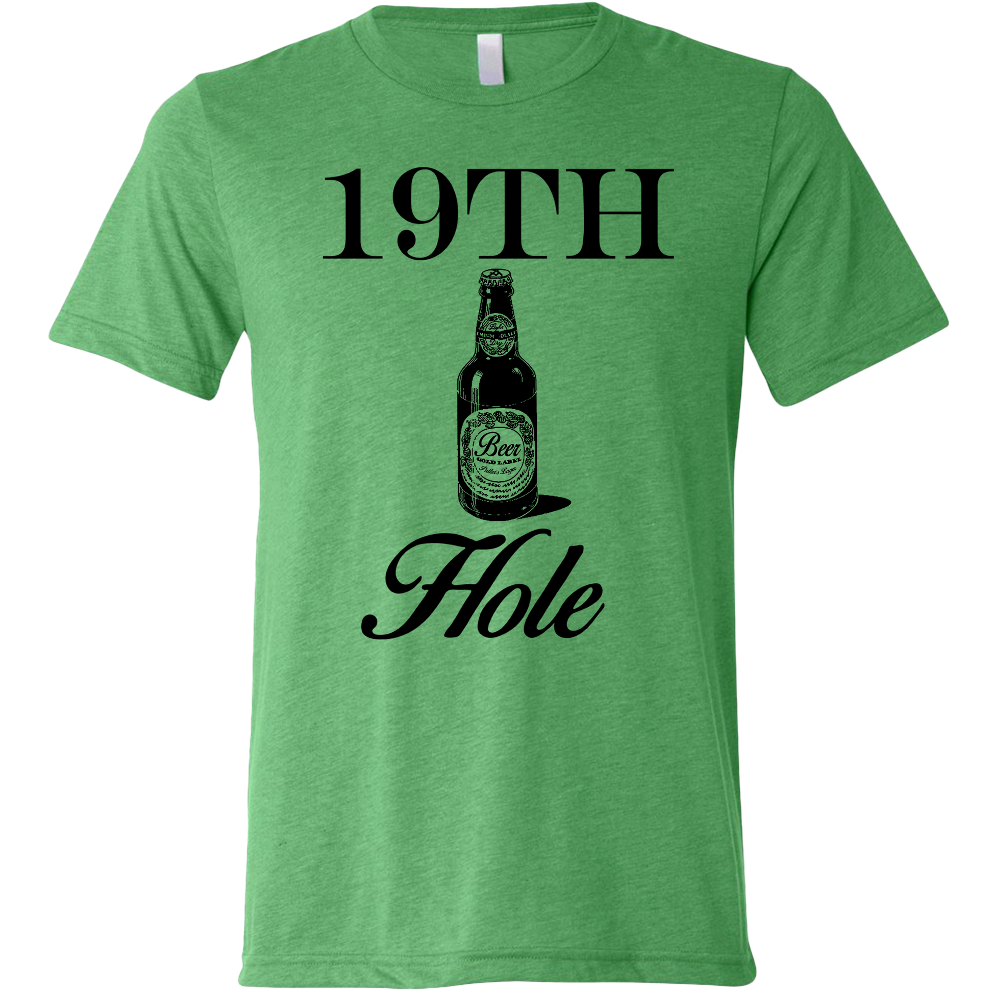 SwingJuice Golf 19th Hole Beer Short Sleeve T-Shirt-Green