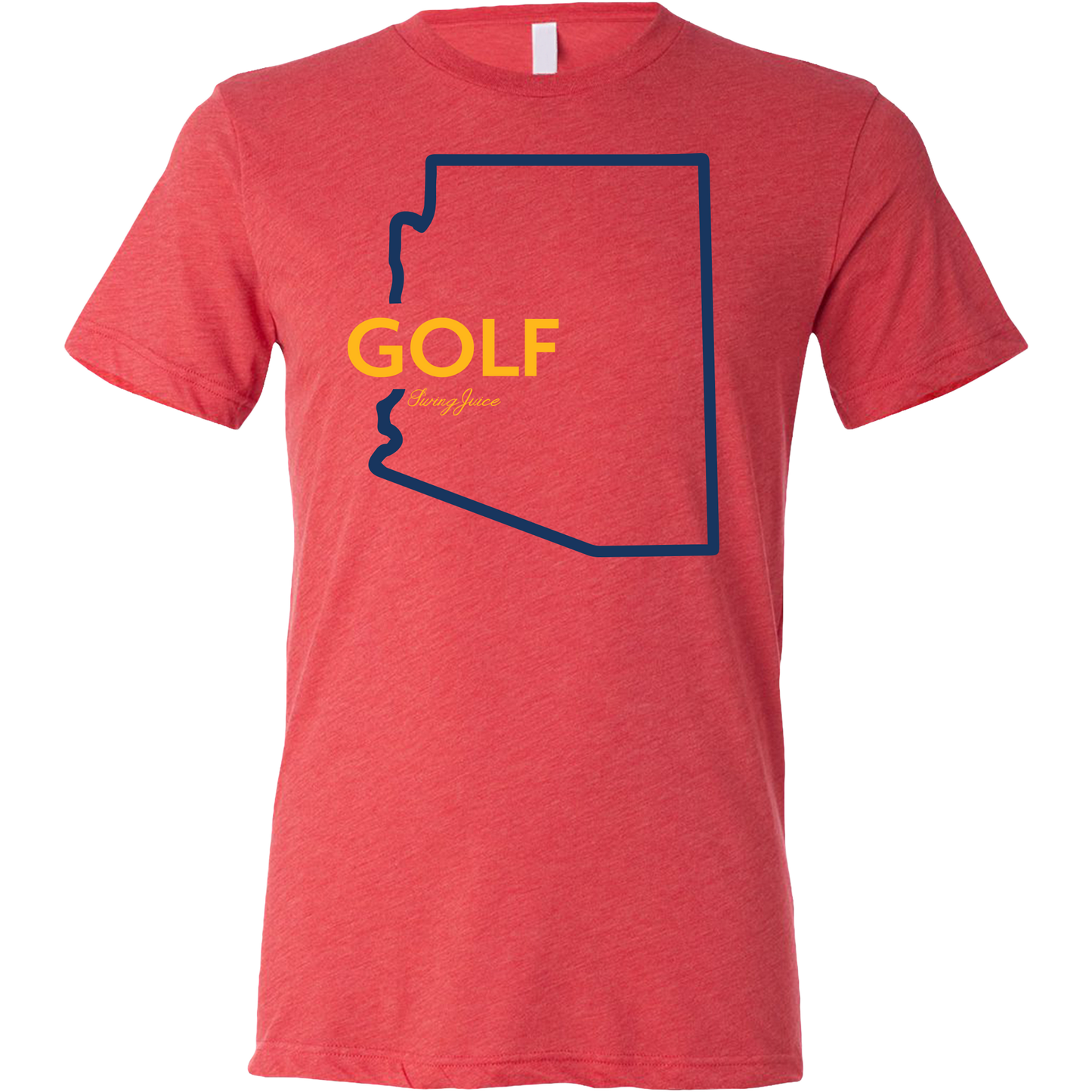 SwingJuice Golf Arizona Unisex Short Sleeve T-Shirt-Red