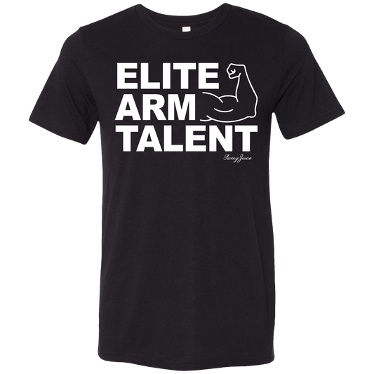 SwingJuice Baseball Elite Arm Talent Unisex Short Sleeve T-Shirt-Black