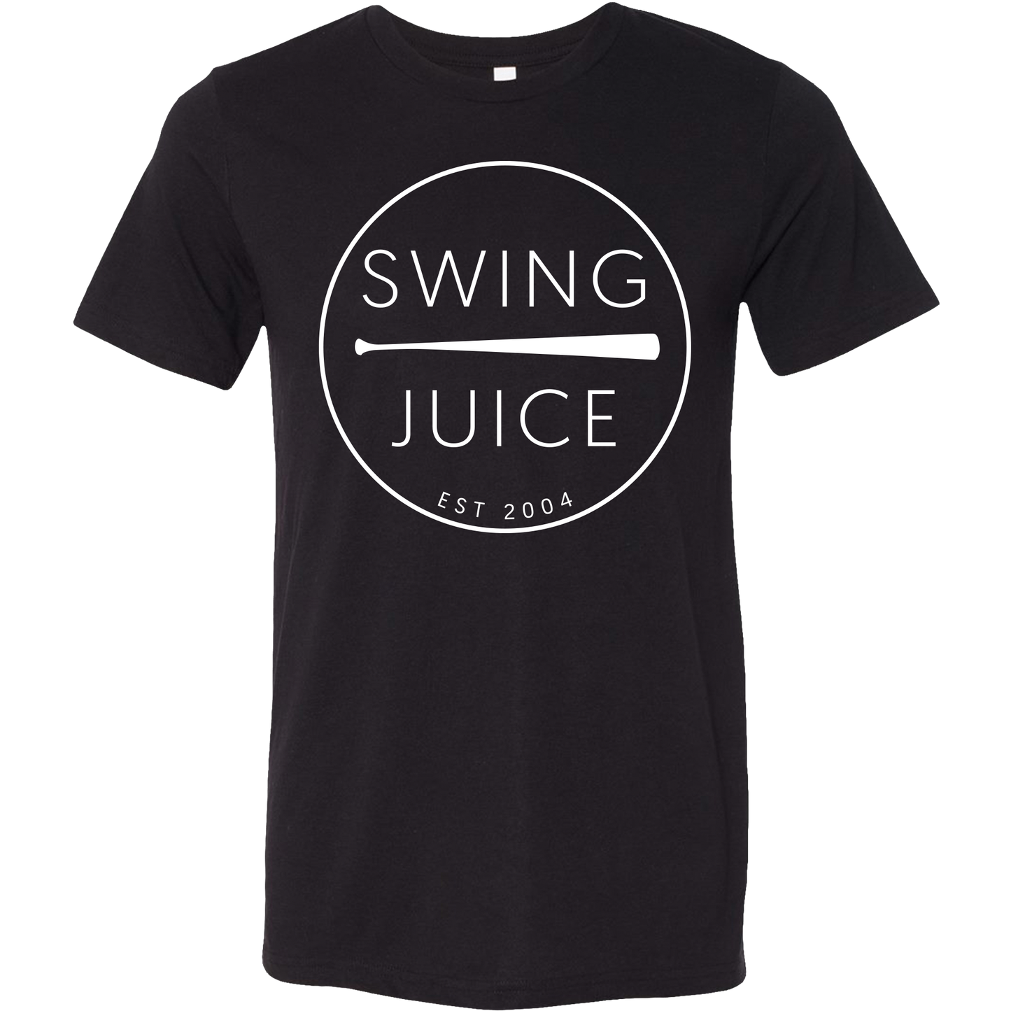 SwingJuice Baseball Retro Unisex Short Sleeve T-Shirt-Black