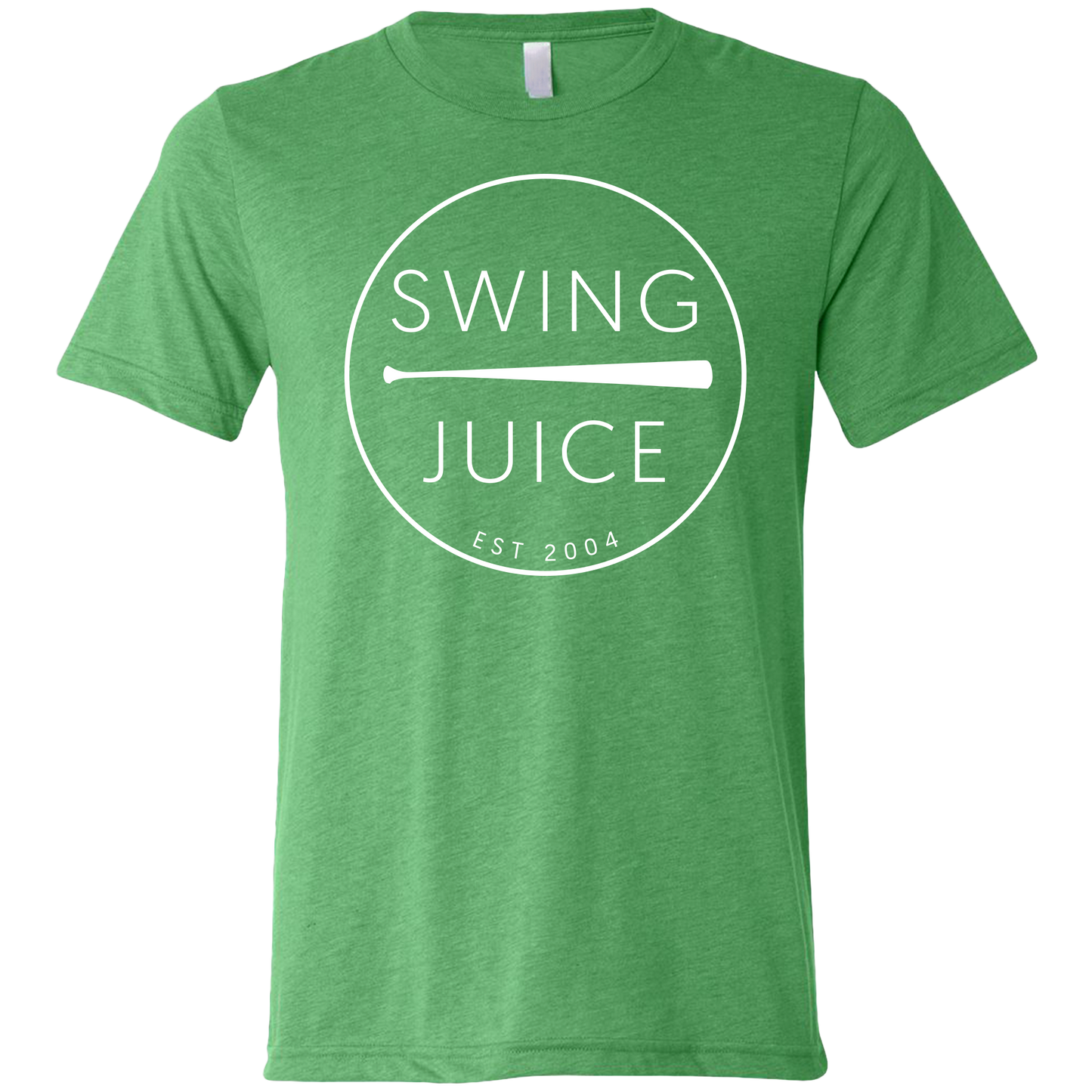 SwingJuice Baseball Retro Unisex Short Sleeve T-Shirt-Green