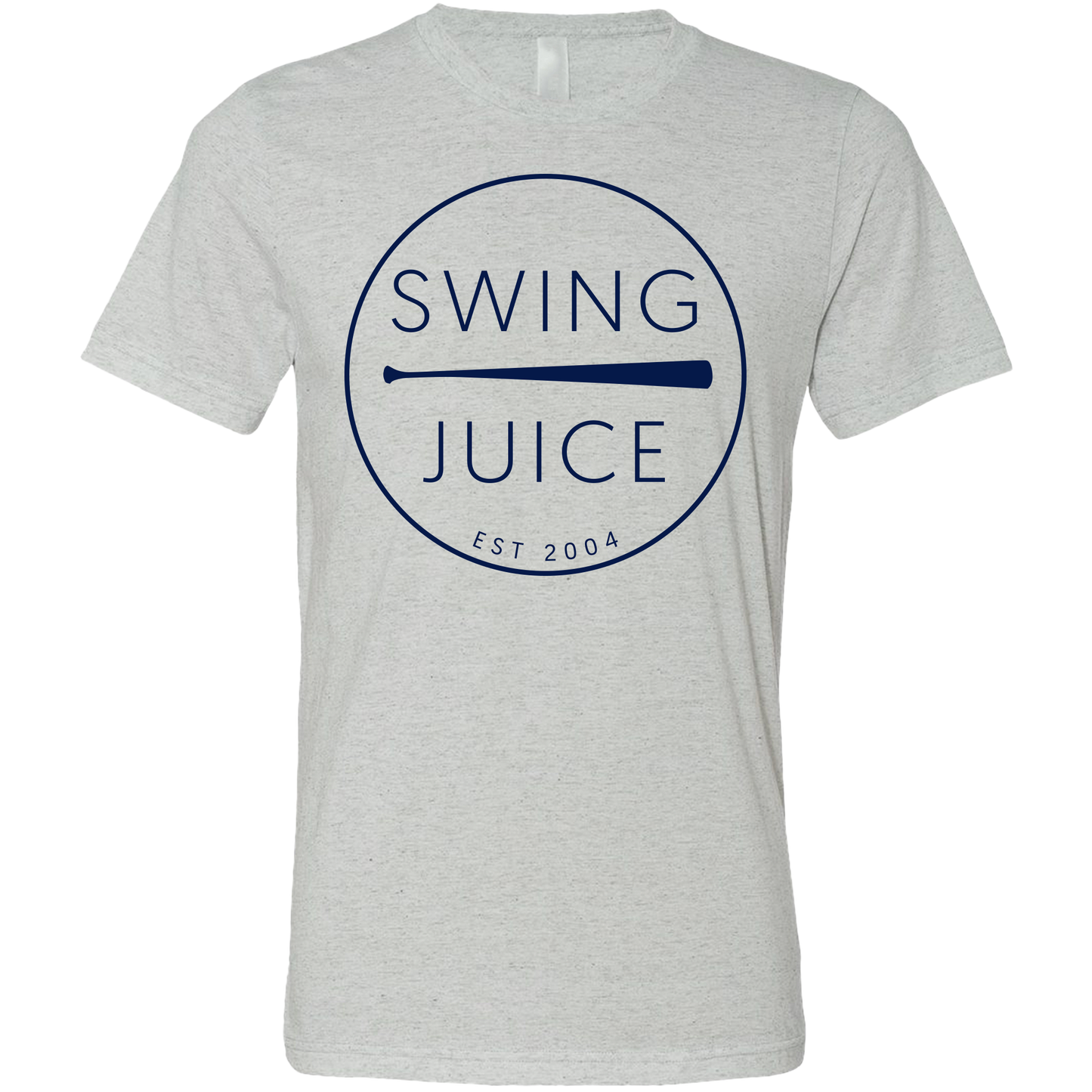 SwingJuice Baseball Retro Unisex Short Sleeve T-Shirt-Light Grey