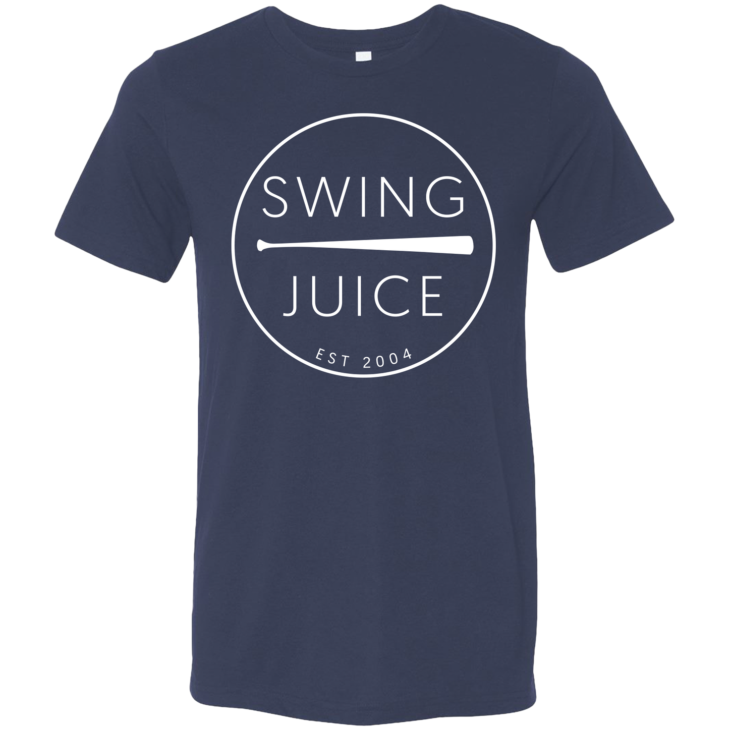 SwingJuice Baseball Retro Unisex Short Sleeve T-Shirt-Navy