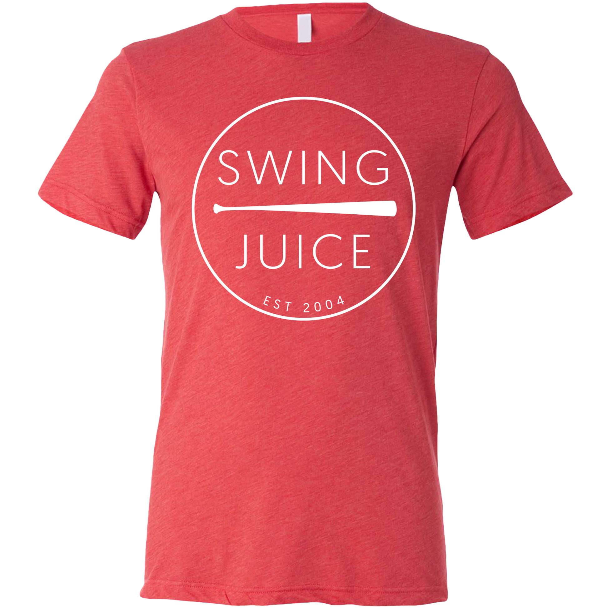 SwingJuice Baseball Retro Unisex Short Sleeve T-Shirt-Red