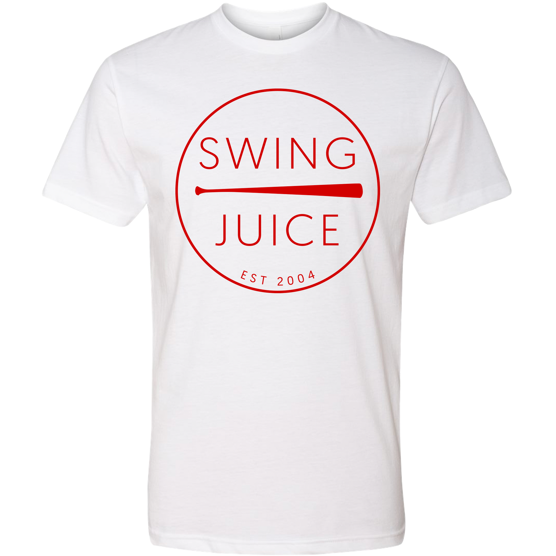 SwingJuice Baseball Retro Unisex Short Sleeve T-Shirt-White