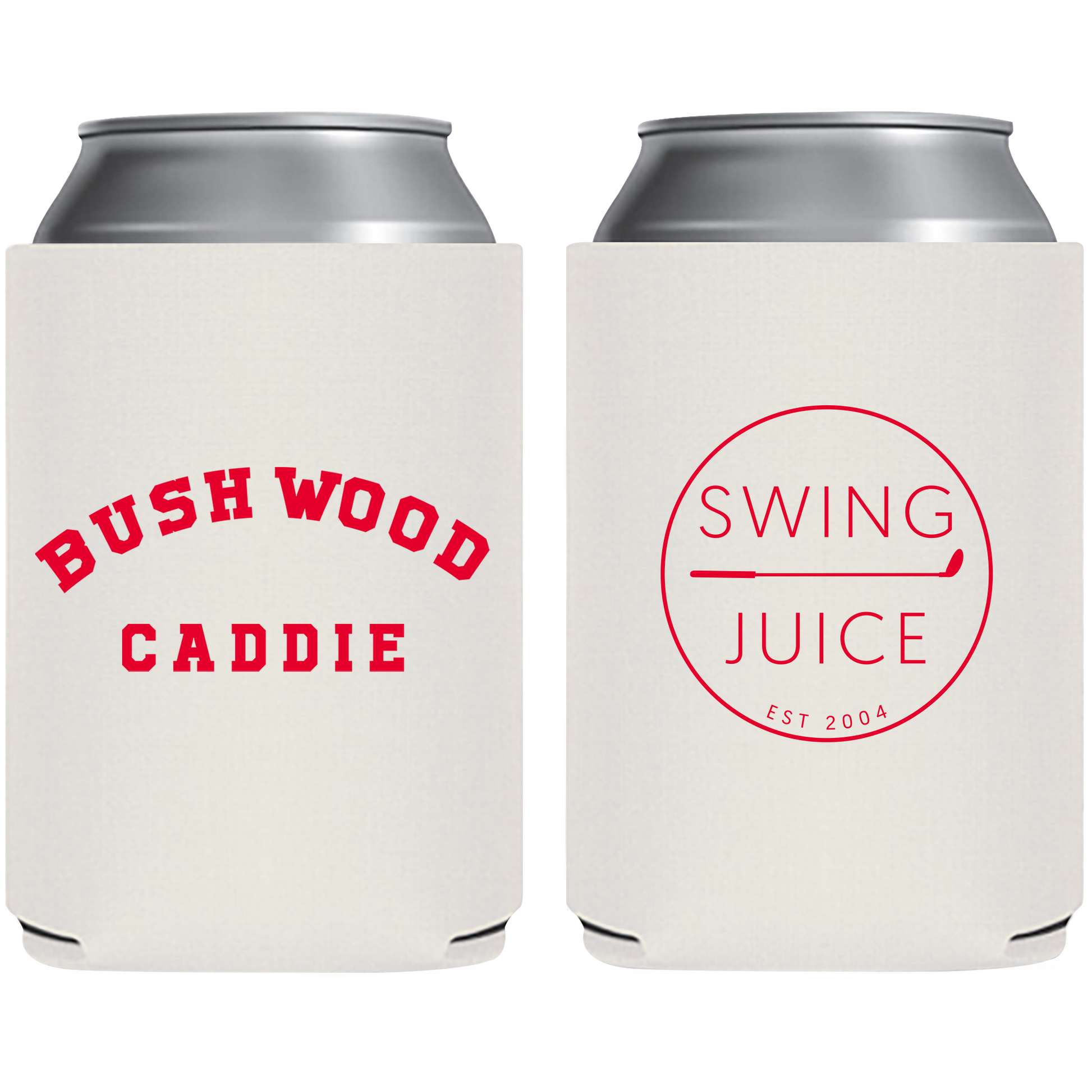 SwingJuice Golf Bushwood Caddie Koozie-White