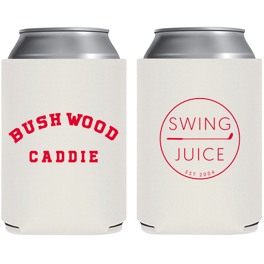 SwingJuice Golf Bushwood Caddie Koozie-White