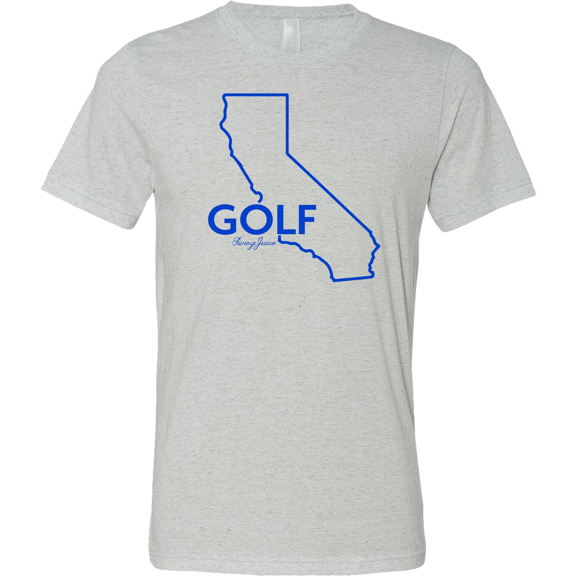 SwingJuice Golf California Unisex Short Sleeve T-Shirt-Light Grey