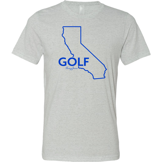 SwingJuice Golf California Unisex Short Sleeve T-Shirt-Light Grey