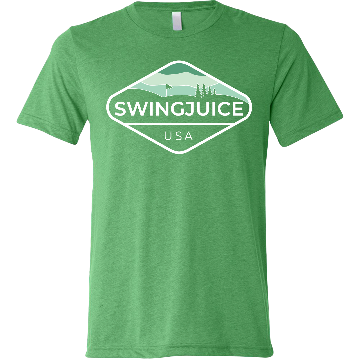 SwingJuice Golf Course Management Short Sleeve Unisex T-Shirt-Green