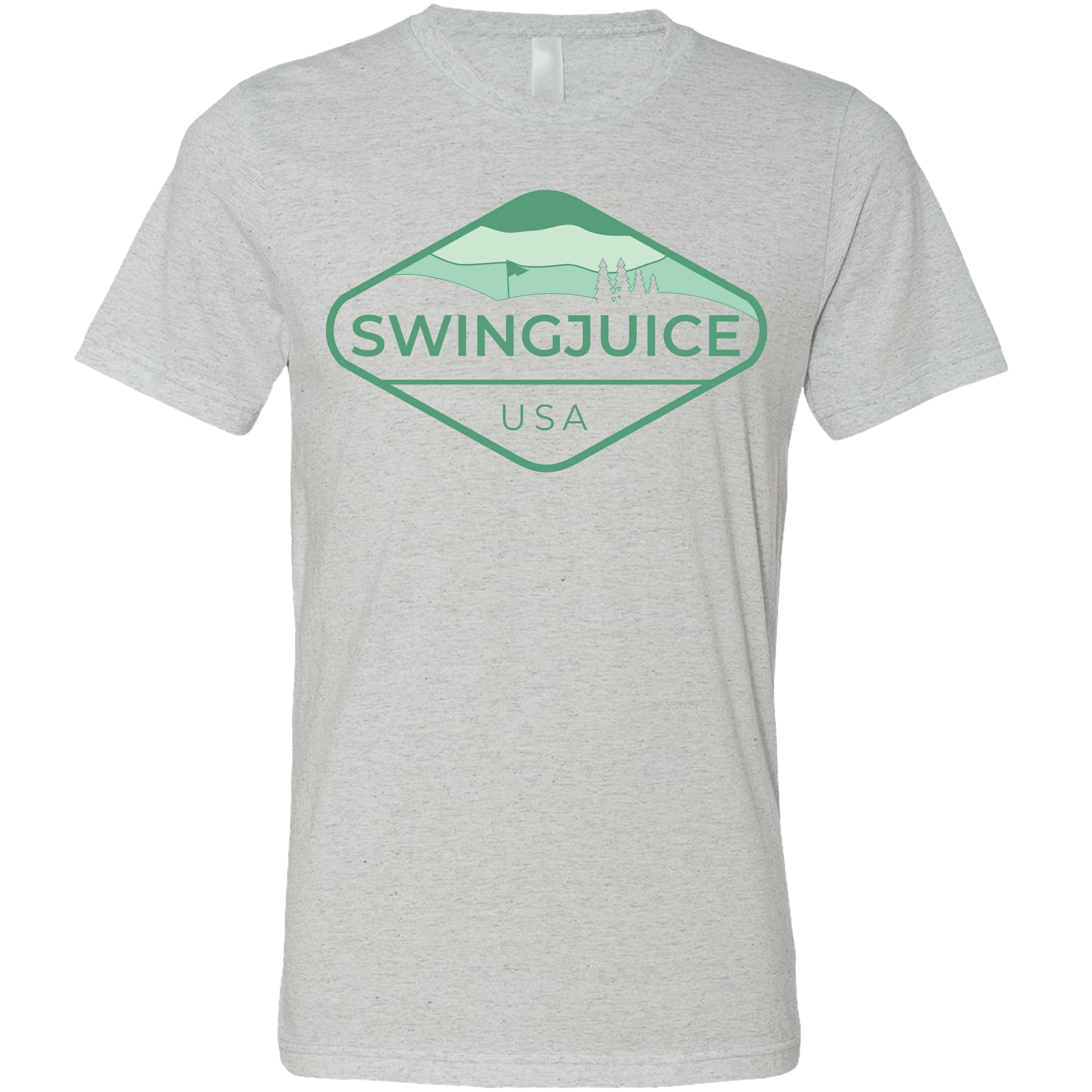 SwingJuice Golf Course Management Short Sleeve Unisex T-Shirt-Light Grey