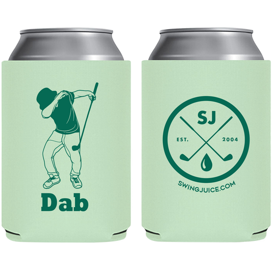 SwingJuice Golf Dab Koozie-Pale Green