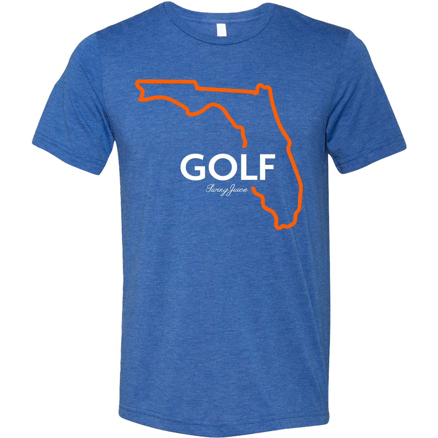 SwingJuice Golf Florida Unisex Short Sleeve T-Shirt-Royal Blue