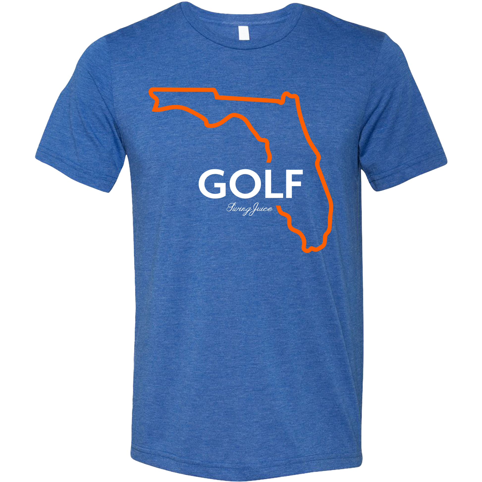 SwingJuice Golf Florida Unisex Short Sleeve T-Shirt-Royal Blue