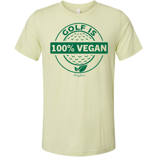 SwingJuice Golf Is 100% Vegan Unisex Short Sleeve T-Shirt-Light Green