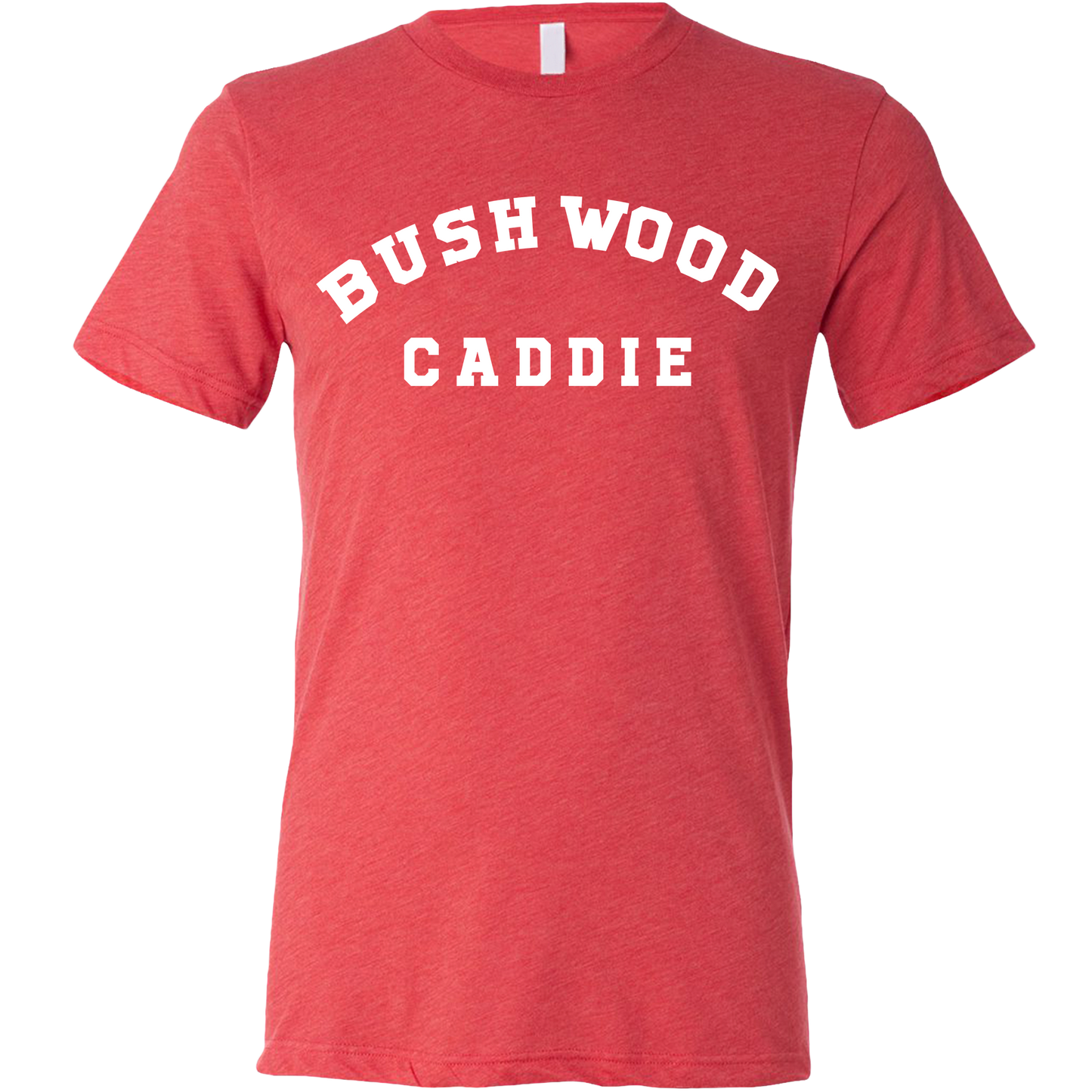 SwingJuice Golf Bushwood Caddie Short Sleeve Unisex T-Shirt-Red