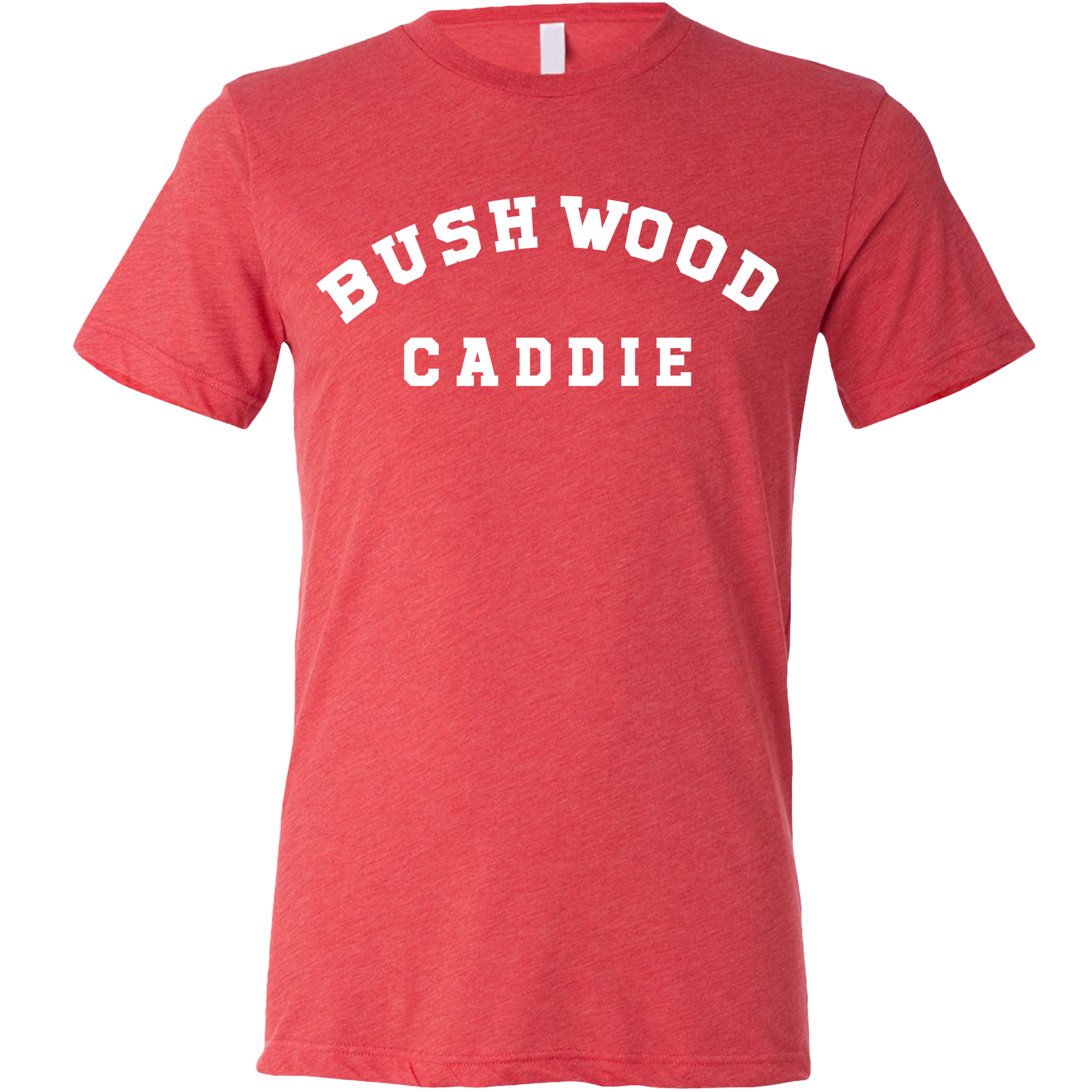 SwingJuice Golf Bushwood Caddie Short Sleeve Unisex T-Shirt-Red