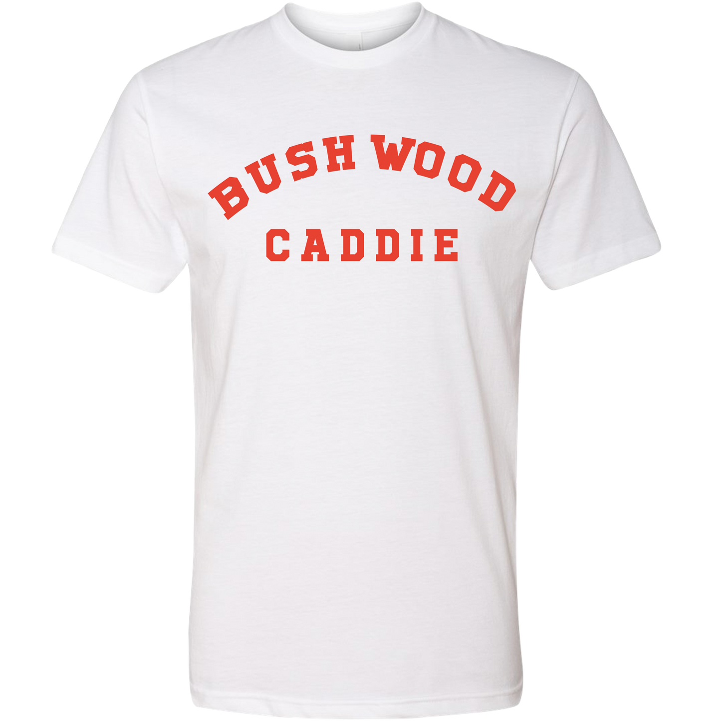 SwingJuice Golf Bushwood Caddie Short Sleeve Unisex T-Shirt-White