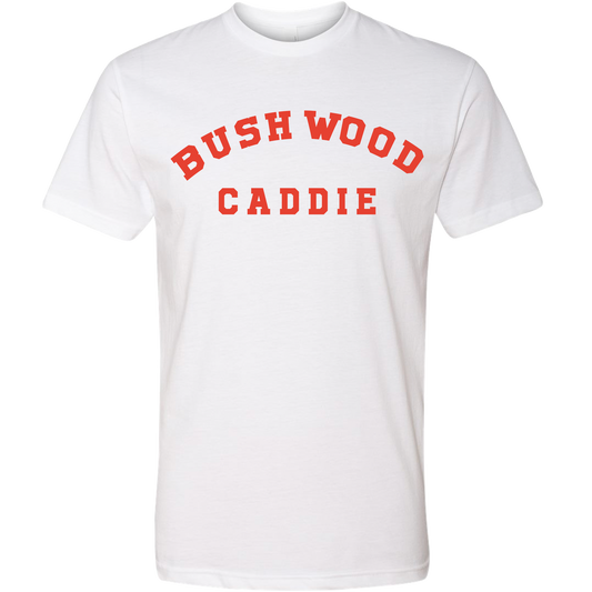 SwingJuice Golf Bushwood Caddie Short Sleeve Unisex T-Shirt-White