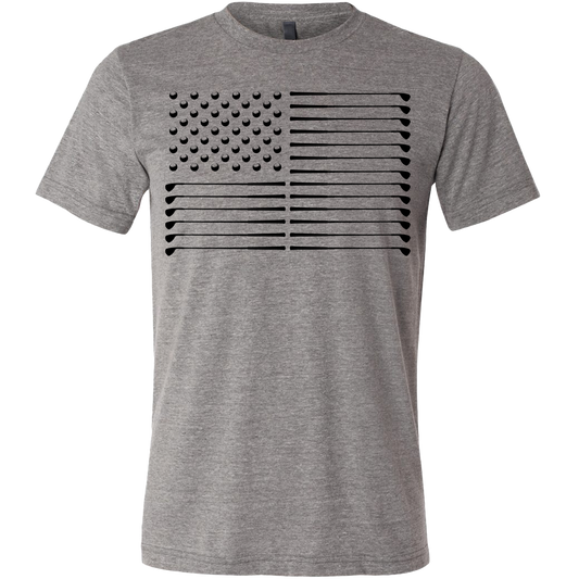 SwingJuice Golf Flag Unisex Short Sleeve T-Shirt-Grey