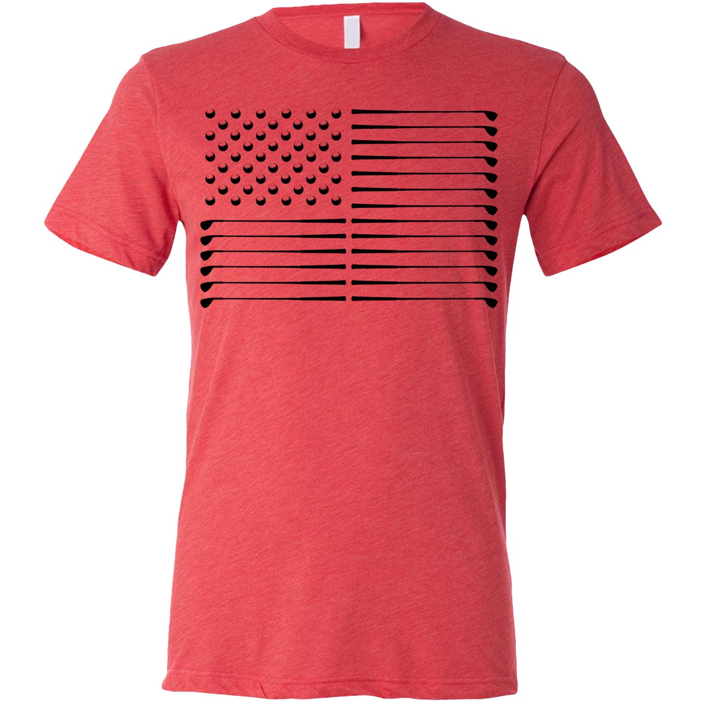 SwingJuice Golf Flag Unisex Short Sleeve T-Shirt-Red