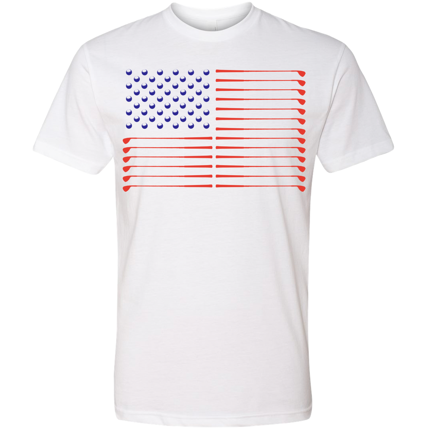 SwingJuice Golf Flag Unisex Short Sleeve T-Shirt-White