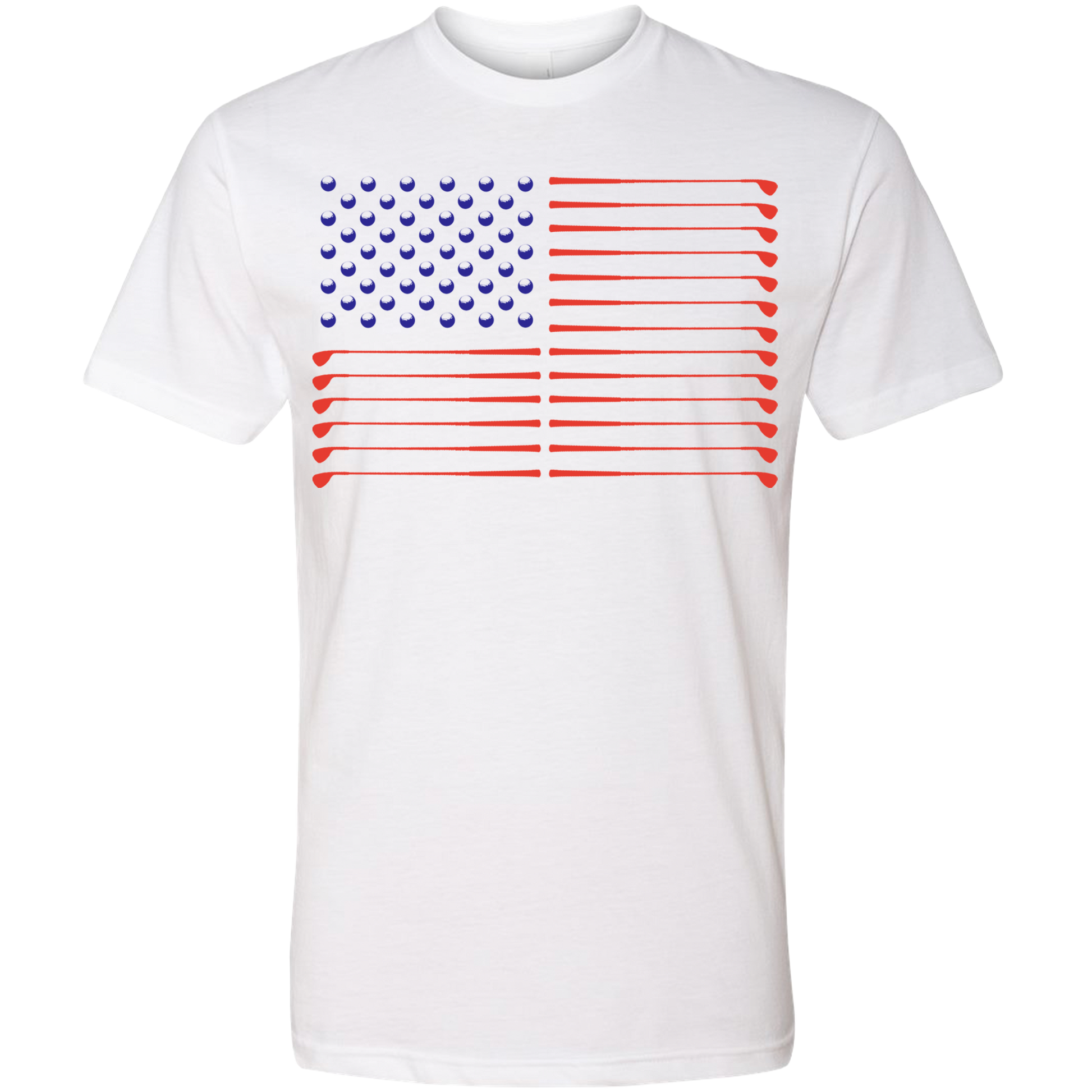 SwingJuice Golf Flag Unisex Short Sleeve T-Shirt-White