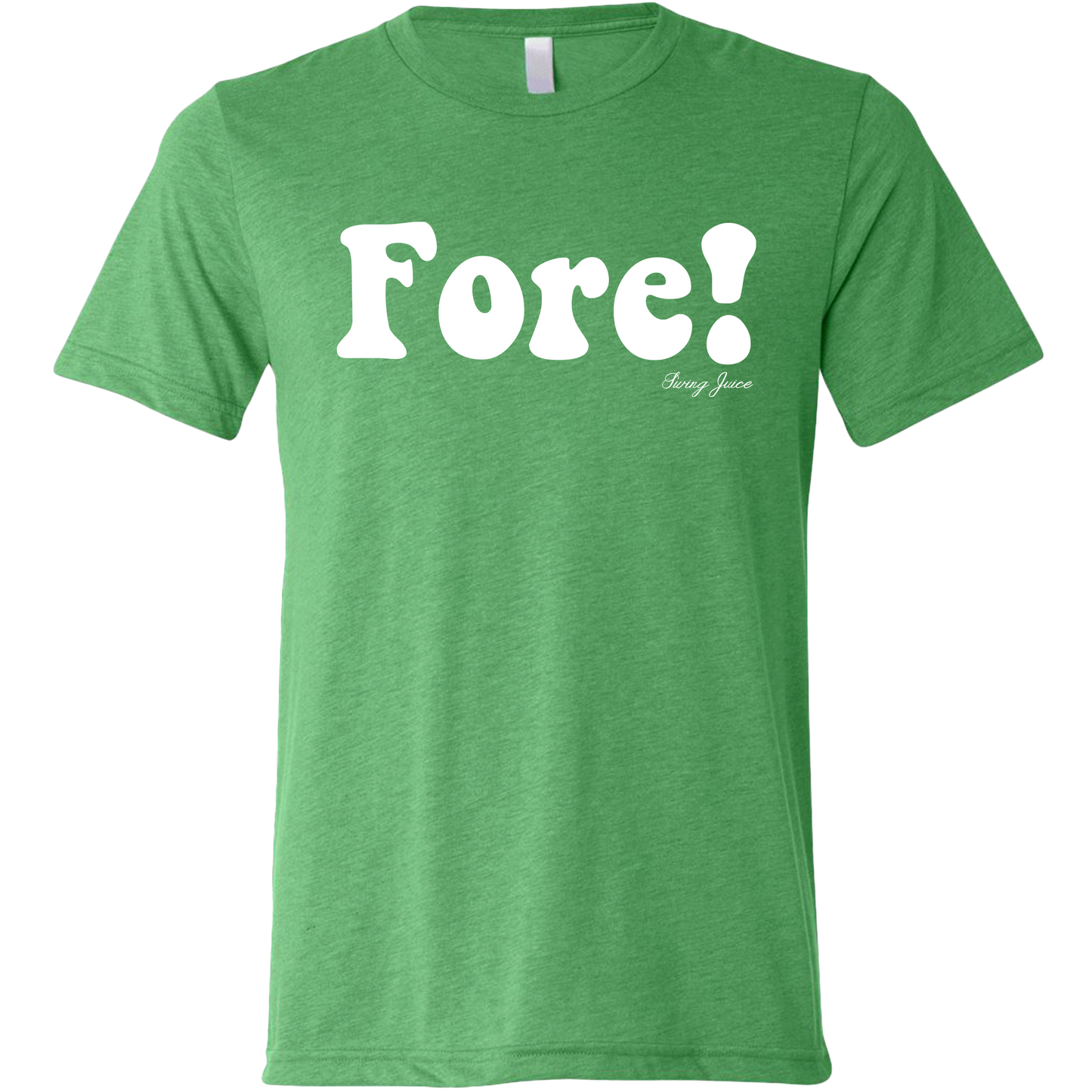 SwingJuice Golf FORE! Short Sleeve Unisex T-Shirt-Green