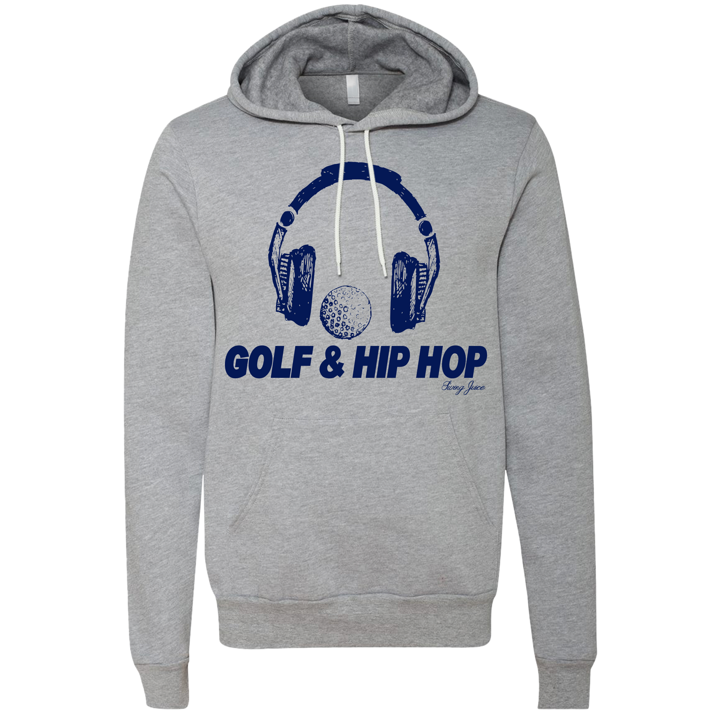 SwingJuice Golf & Hip Hop Unisex Long Sleeve Hoodie-Grey