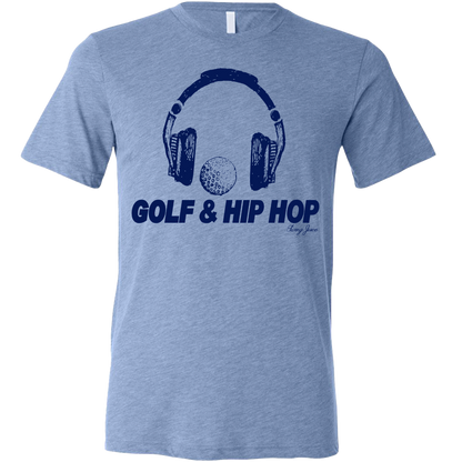 SwingJuice Golf & Hip Hop Unisex Short Sleeve T-Shirt-Blue