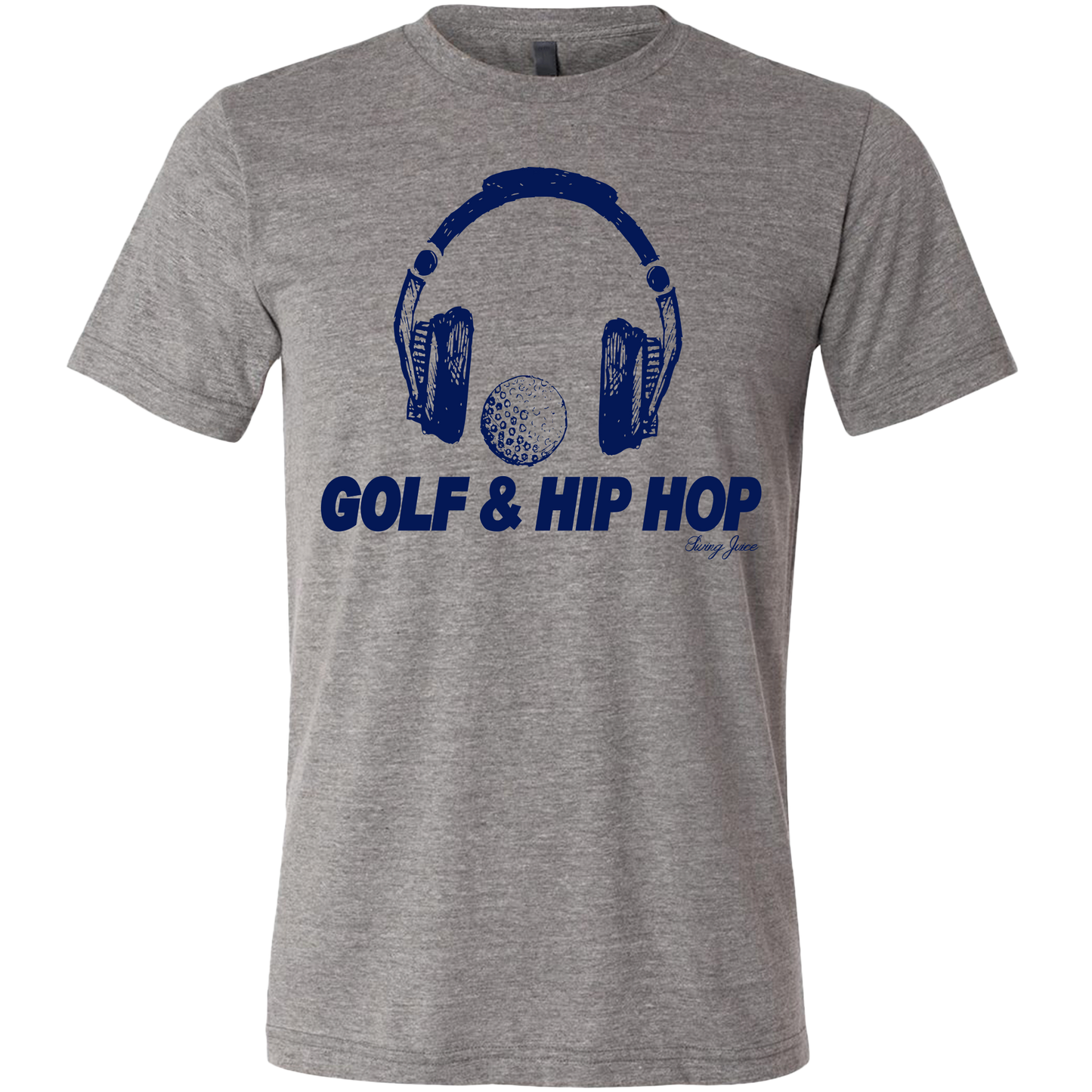 SwingJuice Golf & Hip Hop Unisex Short Sleeve T-Shirt-Grey