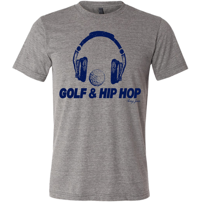 SwingJuice Golf & Hip Hop Unisex Short Sleeve T-Shirt-Grey