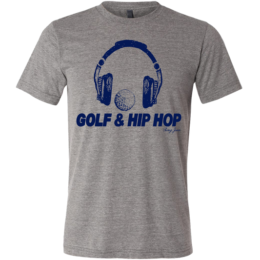 SwingJuice Golf & Hip Hop Unisex Short Sleeve T-Shirt-Grey