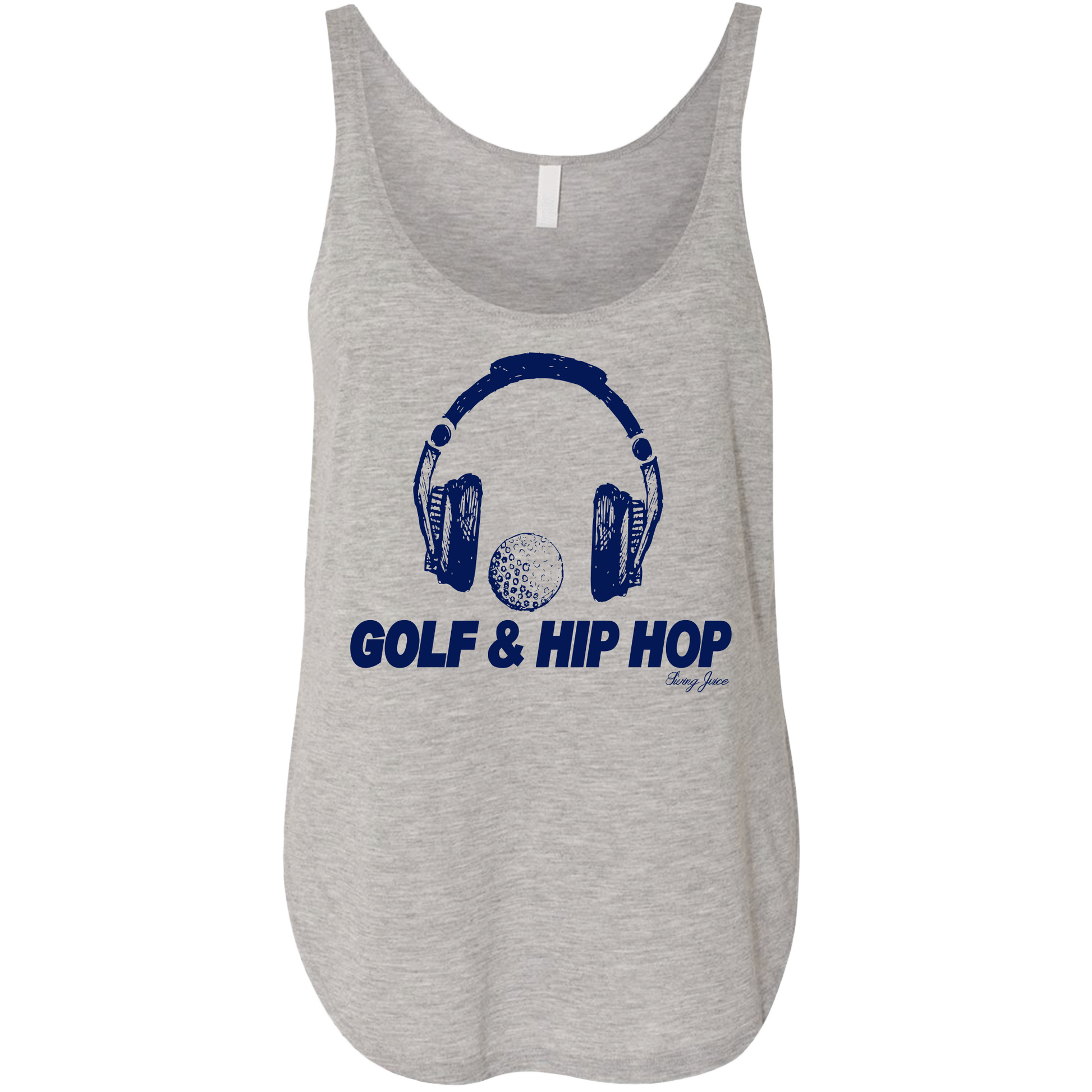 SwingJuice  Golf & Hip Hop Women's Relaxed Fit Tank Top-Grey