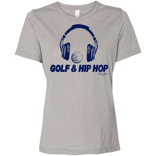 SwingJuice Golf & Hip Hop Women's Relaxed Fit Short Sleeve T-Shirt-Grey