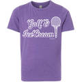 SwingJuice Golf & Ice Cream Kids Short Sleeve T-Shirt