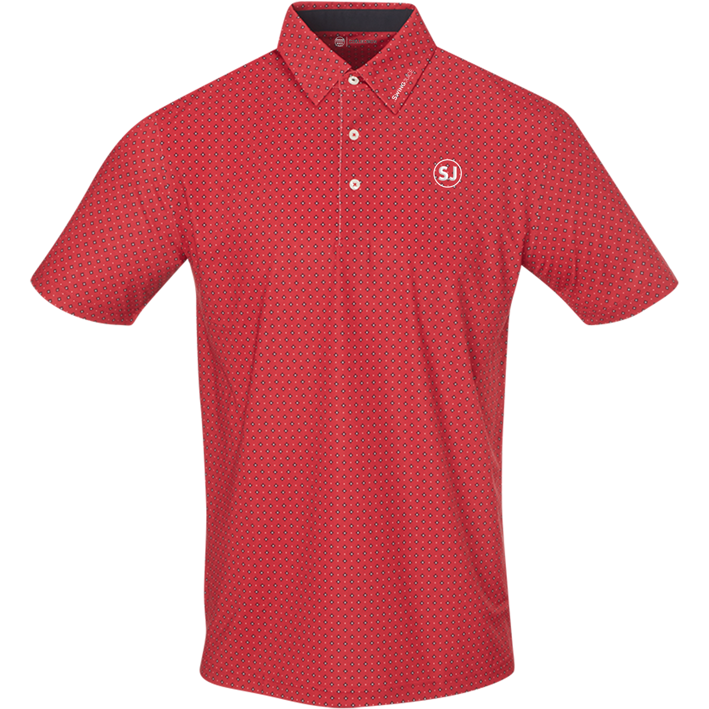 SwingJuice Golf Medalist Men's Performance Polo-Crimson