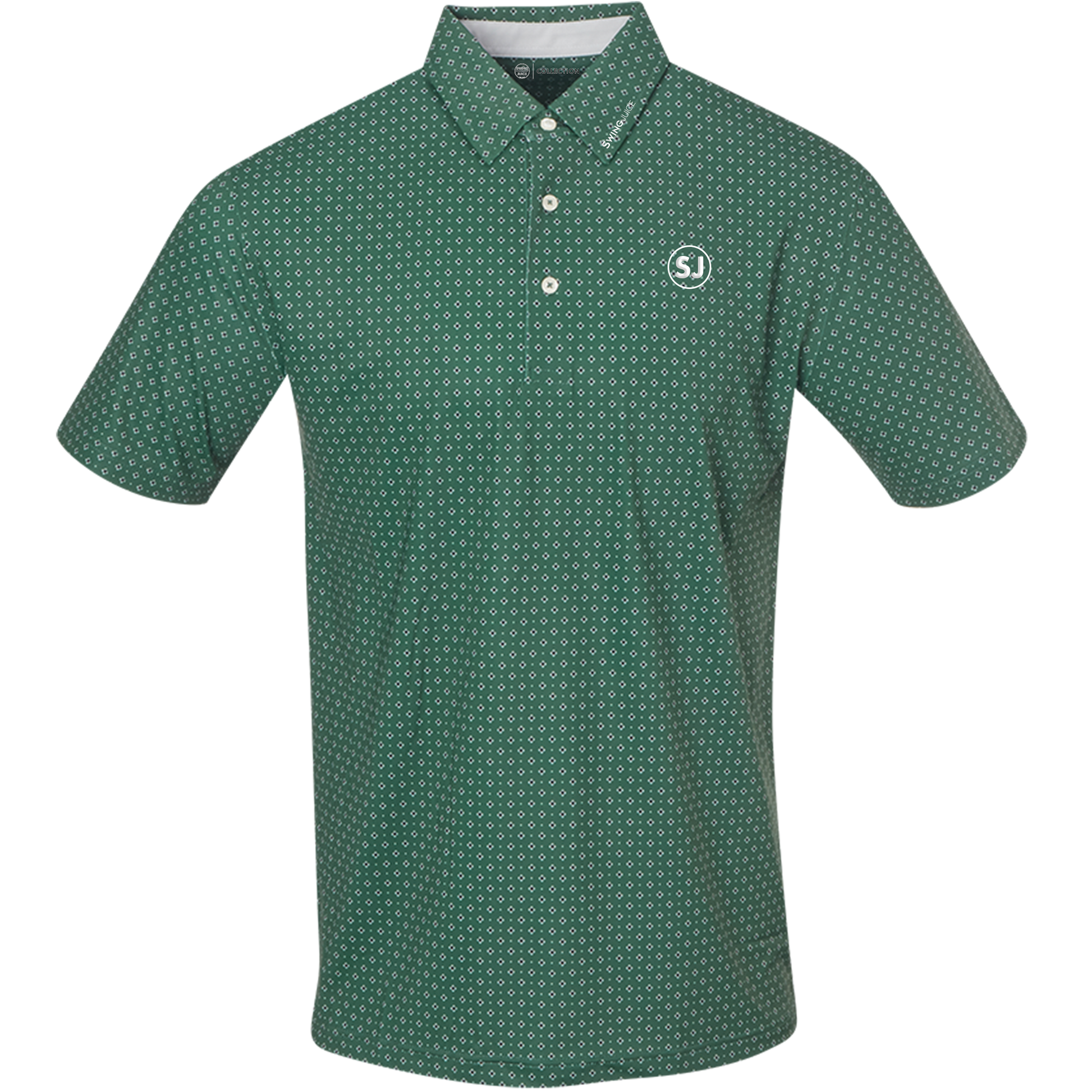 SwingJuice Golf Medalist Men's Performance Polo-Pine