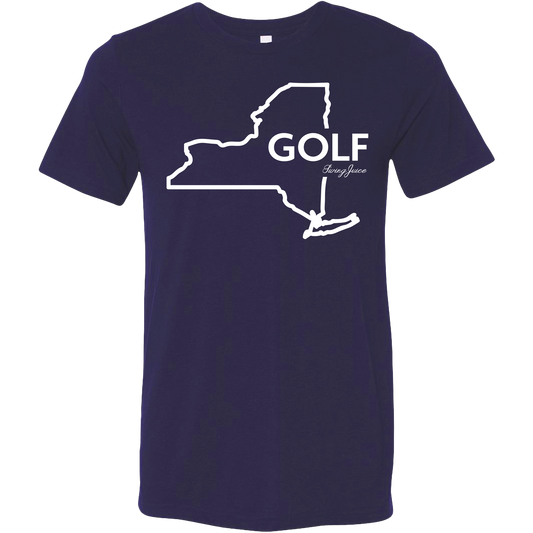 SwingJuice Golf New York Unisex Short Sleeve T-Shirt-Navy