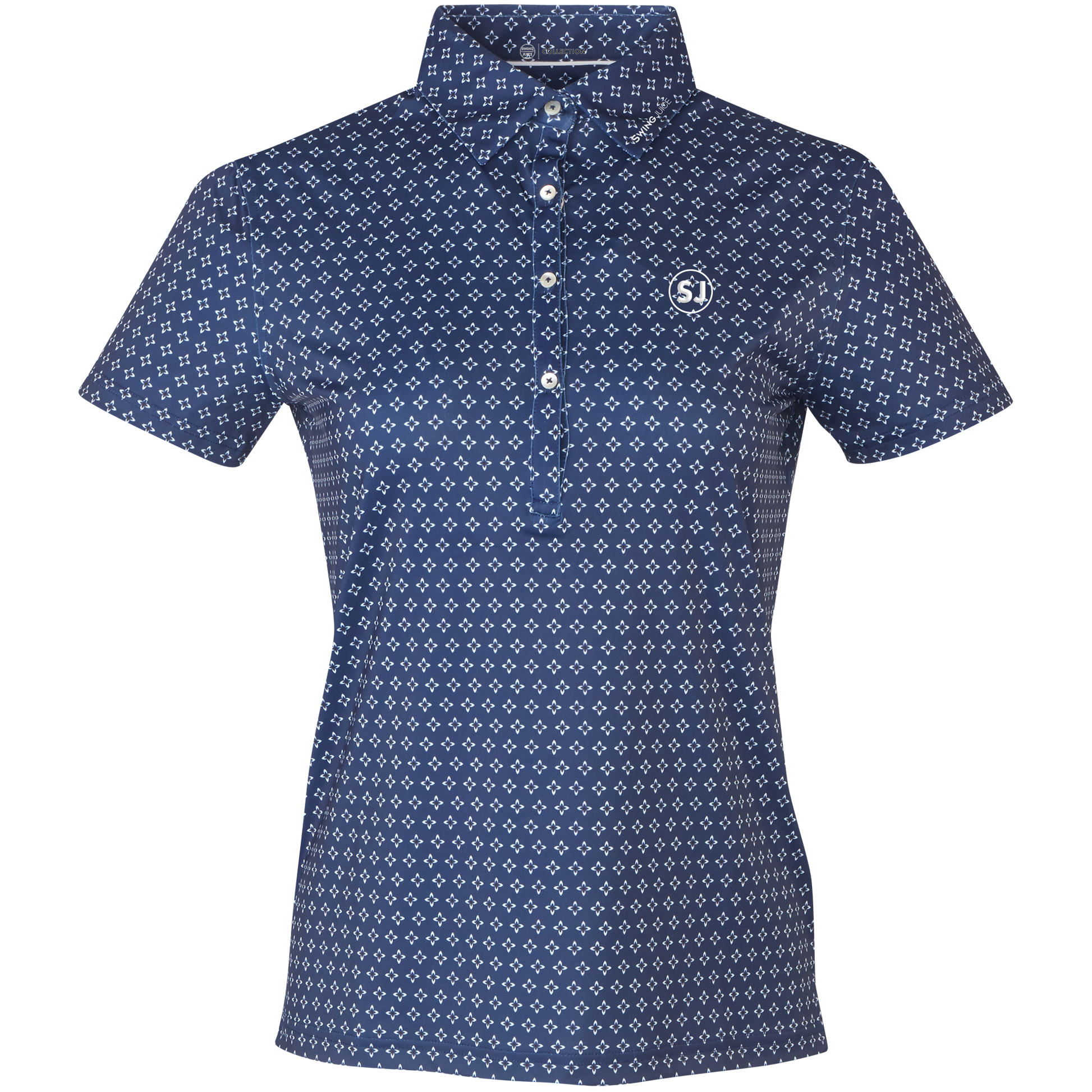 SwingJuice Golf Diamond Women's Performance Polo-Navy