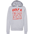 SwingJuice Golf & Pizza Kids Long Sleeve Hoodie